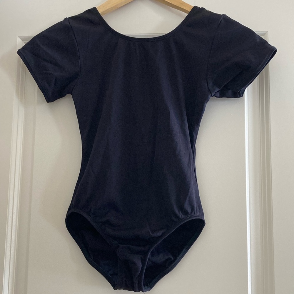 Jacques Moret Black Leotard, Sz. L.